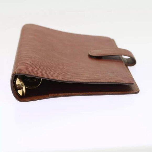 LOUIS VUITTON Epi Agenda MM Day Planner Cover Brown R20043 LV Auth 54212 - Picture 4 of 11